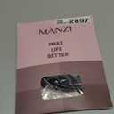 MANZI 2 Pairs Women's Shiny Sheer Tights High Waist Silk Comfort Stockings Oil Shimmery Nylons Pantyhose (Large-X-Large, Black and Brown)