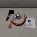 200A 12-48V High Current Master Battery Disconnect Switch Battery Power Cut Off Isolator Killer Switch with Face Plate for Car Vehicle RV Truck Boat Marine ATV (Battery Switch with Mounting Bracket and Cable)