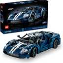 LEGO Technic 2022 Ford GT Building Set for Adults - Collectible Kit W/Authentic Features, Ages 18+ - 1:12 Scale - Gifts for Men & Women - Display as Bedroom or Home Decor - 42154