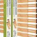 Homemaid Living Bamboo Drawer Dividers Adjustable & Expandable, Kitchen Drawer Organizer, Ideal for Silverware, Dresser Drawer Organizer or Bedroom & Bathroom Drawers Organizers (8pk) (Natural)