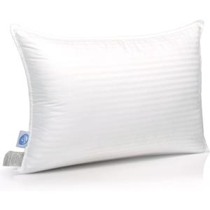 East Coast Bedding Cozy Dream Goose Feather and Down Pillows - RDS Certified, 100% Cotton Cover, Hotel Collection, Bed Sleeping, Medium Support