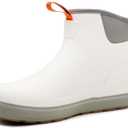 Grundens Mens DECK-BOSS Ankle Boot | Durable, Waterproof (14, White Squall)