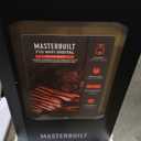 Masterbuilt 710 WiFi Digital Smoker, Vertical Design, 711 Cooking Sq. Inches, 4 Chrome Coated Smoking Racks, Wood Chip Loader, Electric Fuel Source to Plug in and Start Cooking, Black Model MB20070924 (30-inch Digital with Window, Legs & Wifi)