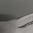 Misng Women's Sexy V Neck Ruffle Hem Mini Dress Long Sleeve Ruched Waist Short Party Dress S/M, White 