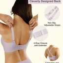 ULTREAGLE Padded Wireless Bras for Women - Wireless Bra Bralettes for Women with Support Padded Bralette