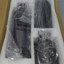 Creative Scents Black Marble Look Vase Set - Vases Home Decor, Premium Quality for Holding Pampas Grass, Dried/Fresh Flowers, Vases for Decor - Kitchen, Bedroom, Office, Living Room, or Shelf Decor