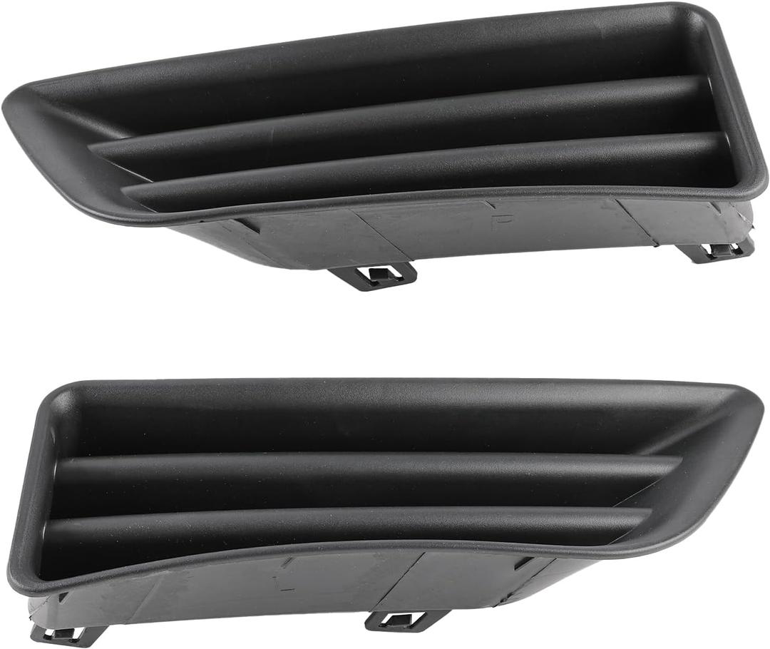 71108-SDA-A00 Fog Lamp Cover Bezel Black Left & Right Pair Fit for Honda Accord 2006 2007