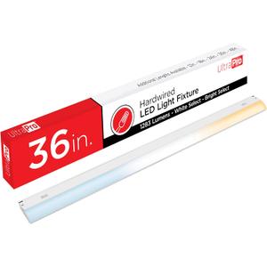 UltraPro 36 inch Hardwired Under Cabinet Lights, 3 Color Settings - 2700K/4000K/5000K - Warm White, Cool White, and Daylight, Under Cabinet Lighting, Dimmable Under Counter Lights for Kitchen, 45369