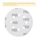 Gold Sanding Discs Set, 5-Inch 8-Hole Sandpaper (600 Grit 150pcs)