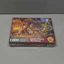 1000 Piece Cardboard Jigsaw Puzzles, Beautiful Christmas Puzzle - Every Piece Unique, Softclick Technology for 27x20 Inch