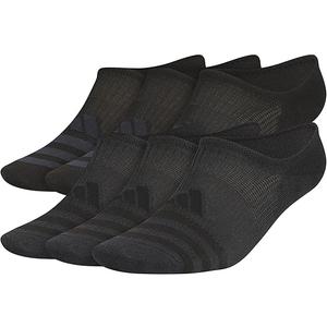 adidas Men's Superlite Super No Show Socks 6 Pairs, Medium