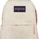 JanSport SuperBreak Plus Backpack with Padded 15-inch Laptop Sleeve and Integrated Bottle Pocket - Spacious and Durable Daypack for Work and Travel - Rows Of Bows