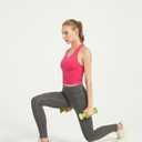 Womens Ribbed Workout Crop Tank with Built-in Bra Racerback Lightweight Yoga Top (Black, S)