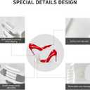 Shoe Slots Organizer 36 Pack - Shoe Organizer Space Saver 50%,Adjustable Thickening Shoe Stackers for a pair of Shoes,Shoe Storage Shoe Rack Holder for closet organization,organizador de zapatos,White