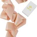 MEEDEE Peach Silk Ribbon - 2 Inch Silk Satin Ribbon, 5 Yards On Spool, Perfect for Crafts, Wedding Decor, Flower Bouquet, Bridal Shower Decor