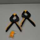 Spring Clamps Heavy Duty10 Inch - 2 Pack Large Plastic Clamps for Woodworking, Crafts, Backdrop and Pool Cover