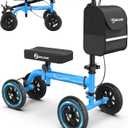 WHLICKS Foldable All Terrain Knee Scooter for Adults for Foot Injuries