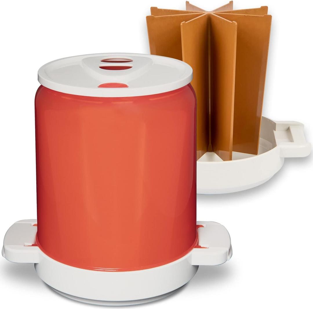 Deluxe, As Seen On TV, Easy-to-Clean Microwave Bacon Cooker, Make Yummy, Crispy Bacon in Your Microwave Without Mess or Splatters, Copper Colored, Stocking Stuffer