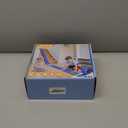 Flex Track 15 Ft Starter Set, Flexible Race Car Ramp Track for Ages 3 & Up with Suction Cups Compatible with Diecast 1/64th Cars (Racing Blue)