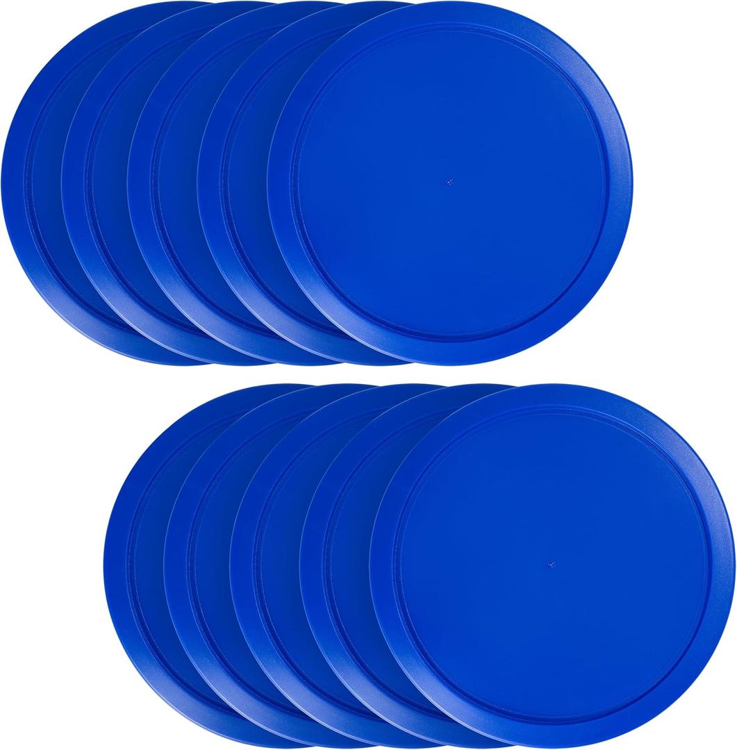 Replacement Lids fits Pyrex 6 & 7-Cup Glass Food Storage Container Bowls, 7.5-Inch Plastic Round Lids Covers for Pyrex 7402-PC, Airtight & Leakproof (10-Pack, Blue)