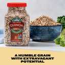 RiceSelect Tri-Color Quinoa, Premium Gluten-Free Seed, Star-K Kosher, and Non-GMO Quinoa, 22-Ounce Jar, Expire Date: 03/03/2027