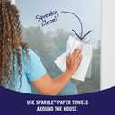 Sparkle Pick-A-Size Paper Towels, 6 Double Rolls (660 Sheets Total) - Strong 2-Ply Towels for Kitchen Cleanup and Everyday Messes