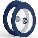 2 Pack Replacement Lids for Pyrex 7200-PC 2 Cup Glass Containers Bowl Silicone Storage Cover Leakproof Navy