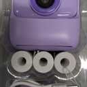 Kids Instant Digital Cameras for Boys and Girls, 1080P HD Dual-Lens Selfie Digital Camera with Print Paper & 32G Card, Christmas Birthday Gifts Toys for Toddler and Teenagers Age 3-16 Years Old (Purple)