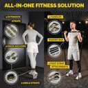 Tube Resistance Bands for Working Out Men and Women - Exercise Bands Resistance Bands Set, Resistance Band Bar, Handles, Ankle Straps, Foot Straps and Door Anchor