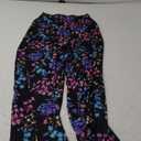 Arolina Women's Stretchy Wide Leg Palazzo Lounge Pants Casual Comfy High Waist Palazzo Pants (Multi Flower), Small