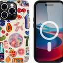 Case for iPhone 15 Pro,[Compatible with Magsafe] European Summer Collage Phone Case for Girl Women Boy Men,Scratch-Resistant Shockproof Case for iPhone 15 Pro