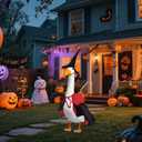 Halloween Goose Outfit, Spooky Clothes Set for 23 Inch Porch Goose Decor Funny Outdoor Garden Lawn Yard Patio Statue Art (Vampire Style)