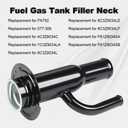 WMPHE Fuel Tank Filler Neck Replacement for FN782 577-306 4C3Z9034C Diesel Compatible with 2005 2006 2007 Ford F350 F450 F550 Super Duty F-350 F-450 F-550 6.0L 6.4L 7.3L V8