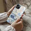 3 x LUMARKE for iPhone 15 Plus Case,Trendy Flower Cover,Wireless Charging