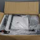 Outdoor Pendant Light Exterior Hanging Lantern, Large Outdoor Hanging Porch Light, Matte Black Finish with Clear Glass, 3 Light Outdoor Chandelier