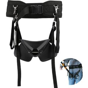 Fishing Belt Rod Holder, Adjustable Fish Fighting Belt Waist Rod Support Holder Stand Up Fish Fighting Rod Holder for Fishing Accessories