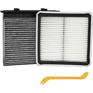 Engine Air Filter&Cabin Air Filter Combo Fits Subaru Crosstrek 2016-2017,Forester 2009-2018,Impreza 2008-2016,WRX 2012-2021,WRX STI 2013-2018,XV Crosstrek 2013-2015