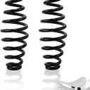 FOVPLUE 5" Seat springs for Solo Seats,Barrel Motorcycle Seat Spring universal fits for Harley Sportster XL883 1200 Bobber Chopper Custom Application, for Honda Yamaha Kawasaki Suzuki,Black