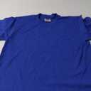 Men’s T-Shirt 100% Cotton Premium Crew Neck, Short Sleeve, Regular Fit, Solid Casual Tee Medium, Blue 