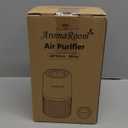 Air Purifier for Home Bedroom, AromaRoom H13 HEPA Air Filter For Smoke Pollen Dander Hair Smell Air Cleaner, 3-in-1 Filter with Sleep Mode, Quiet Air Cleaner For Pets, Home, Baby Room (White, AP103)