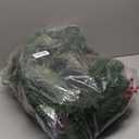 Christmas Garland with Lights 9FT, Lighted Christmas Garland Battery Powered 8 Lighting Modes, 50 LED Lights Garland, Red Berry, Christmas Pine Cone, for Stairs, Front Door, Christmas Decor