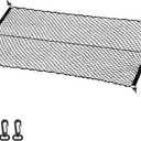 MICTUNING Upgraded 41 x 30 Inch Cargo Net Auto Trunk Rear Cargo Organizer Elastic Mesh Net Holder - Universal Fit for SUV Truck Mini Vans