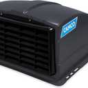 Camco Roof Vent Cover-Allows High Flow Ventilation Into Your RV, Rain or Shine-Easy Cleaning-Installation Hardware Included-Smoke (21016)