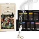 OPTATUM Paper Incense Trial Kit - Discover Your Best Scent from Our 9 Unique Fragrances, Total 36pcs Incense Paper Set, Quick Usage & Long-Lasting Fragrance, Eliminating Bathroom, Kitchen Odors