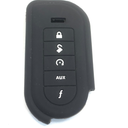 7153V 7254V & 7654V Blue and Black Silicone Cover Remote Control V3 Soft Silicone 5 Keys for Viper Protective Cover Open Below The Right Side Replacement Durable Accessories 2pcs