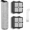 1+2 Pack iFloor 3/ S3 Brush Roller and HEPA Filter Set Compatible with Tineco iFloor 3/ Floor One S3 Cordless Vacuum Cleaners, 1 Pack Brush Roller + 2 Pack Vacuum HEPA Filters + 1 Pack Cleaner Tool