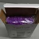 YaoYue Crystal Beaded Curtain Door Curtains Room Divider Hanging Diamond Acrylic Beads for Doorway Hippie Closet Bedroom Wall Window Backdrop Decor (35.579in/90200cm,Purple)