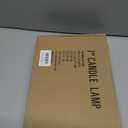 6 x Abeja 7'' Electric Window Candle, Flickering Flameless Taper Fake Candles with On/Off Switch, 7W C26 Lights Bulb, 5FT Candles Lights- 4Pk Beige