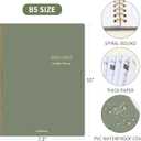 2 x 2026-2027 Monthly Planner, Calender Planner from Jan 2026- Jun 2027, 18 Months for Planning with Habit Tracker, To-Do List, Goals,Summary ,7.5" x 10", Spiral Bindding for Personal Organizer and Office Supplies (Green)