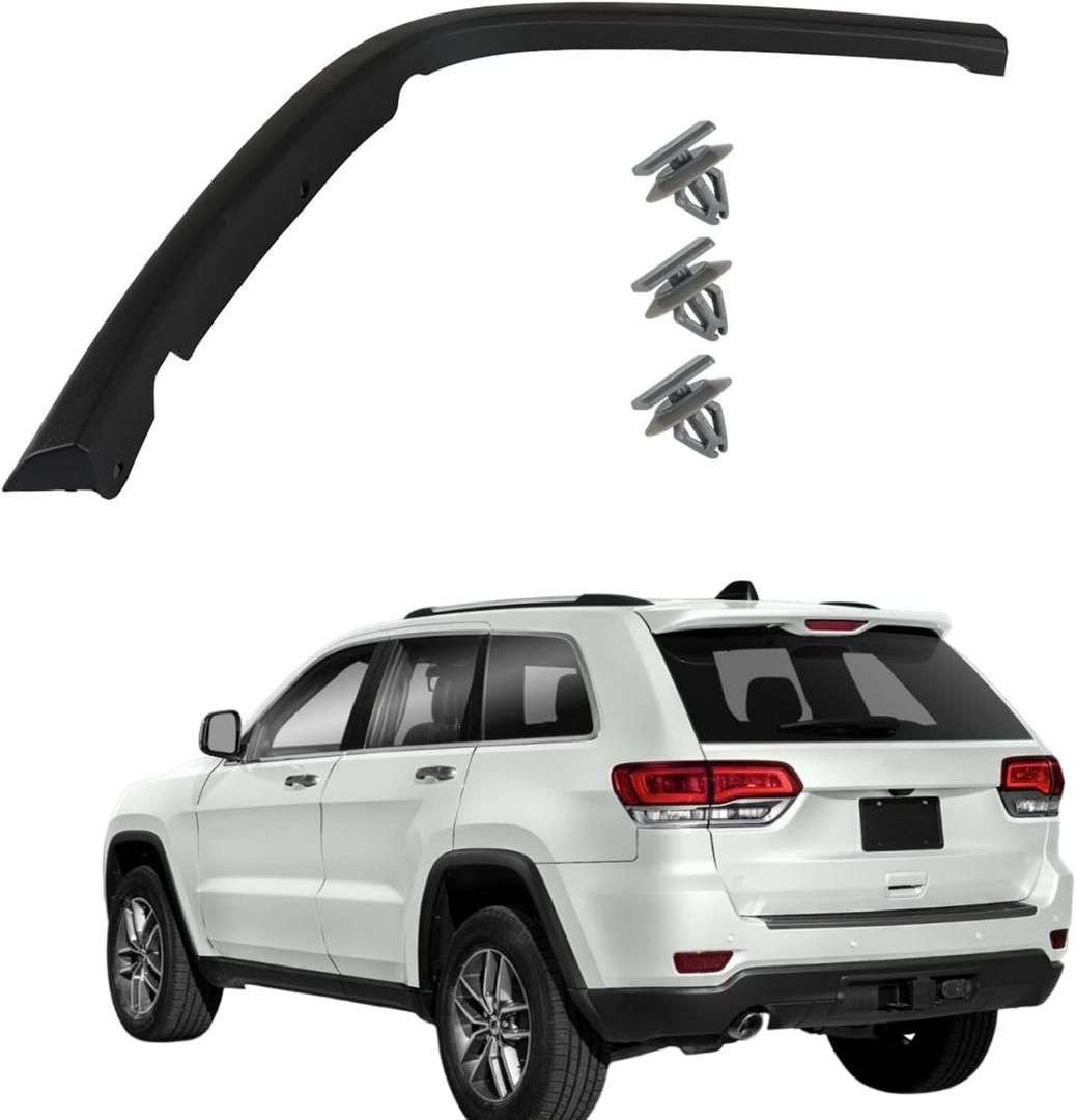 labwork Rear Right Passenger Wheel Arch Molding Fender-Flares Replacement for 2011-2021 Grand Cherokee CH1791103 1MP34RXFAH
